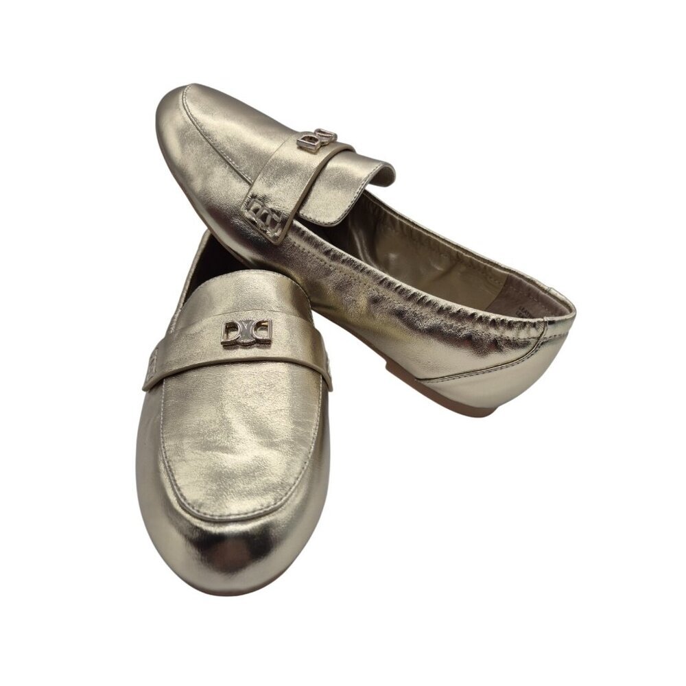 Deltan Women's Shoes Flats Size 7.5 M Golden Leather (265)